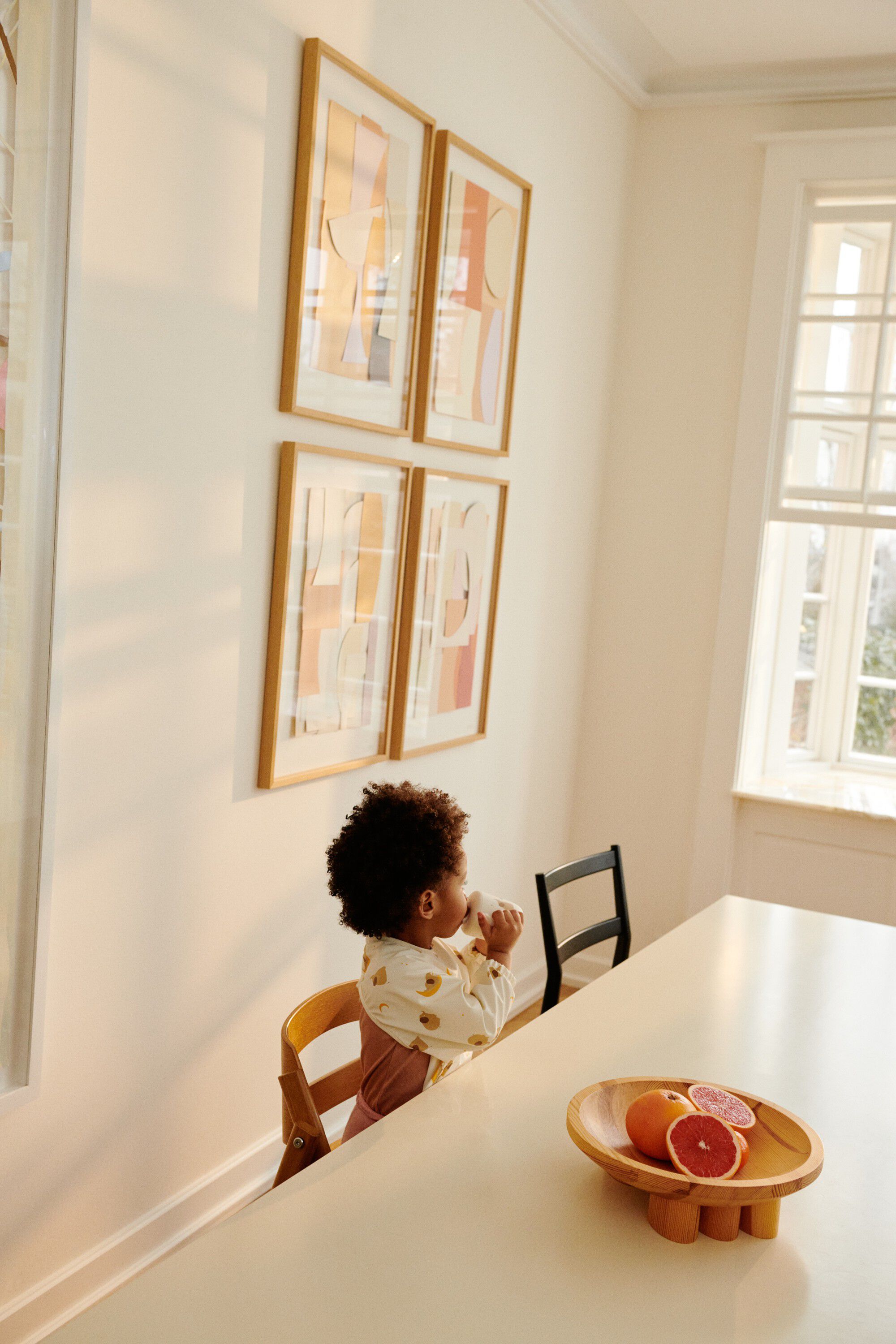 Merle Printed Cape Bib