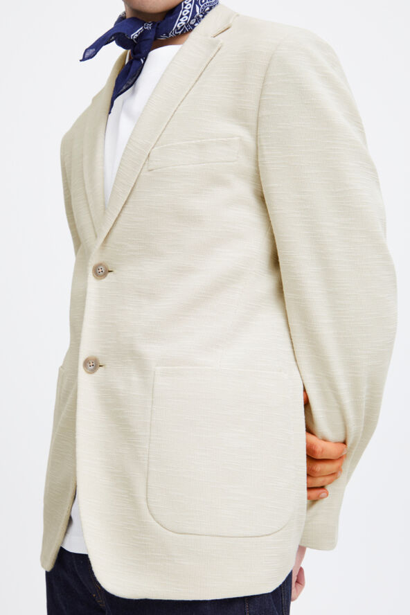 CFBILLE slub yarn blazer