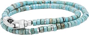 Turquoise Heishi Wrap Bracelet