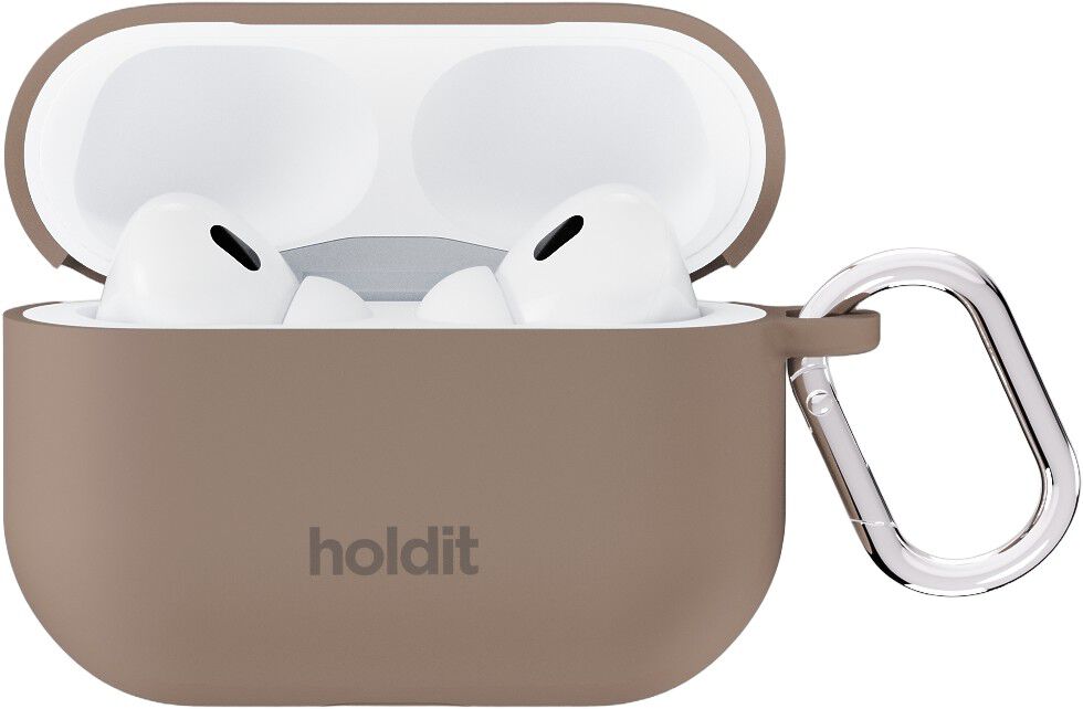 Silicone Case Solid AirPods Pro 1&2 Mocha Brown