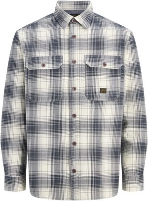 JPRBLUIVY CHECK L/S OVERSHIRT SN