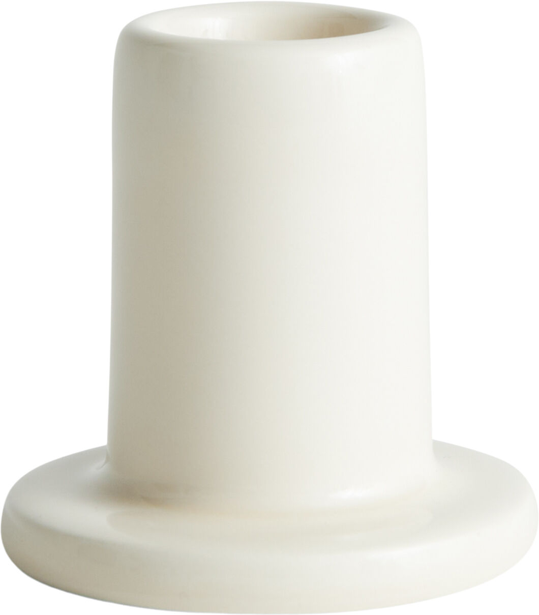 Tube Candleholder-Small-Off-white