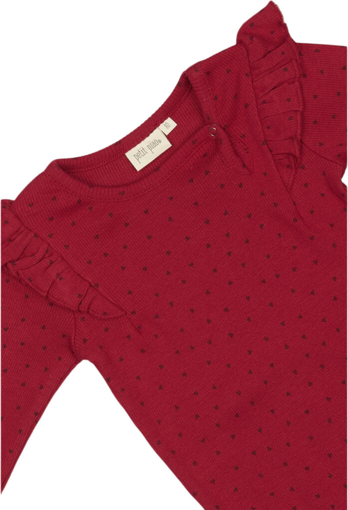 Body L/S Frill Modal heart