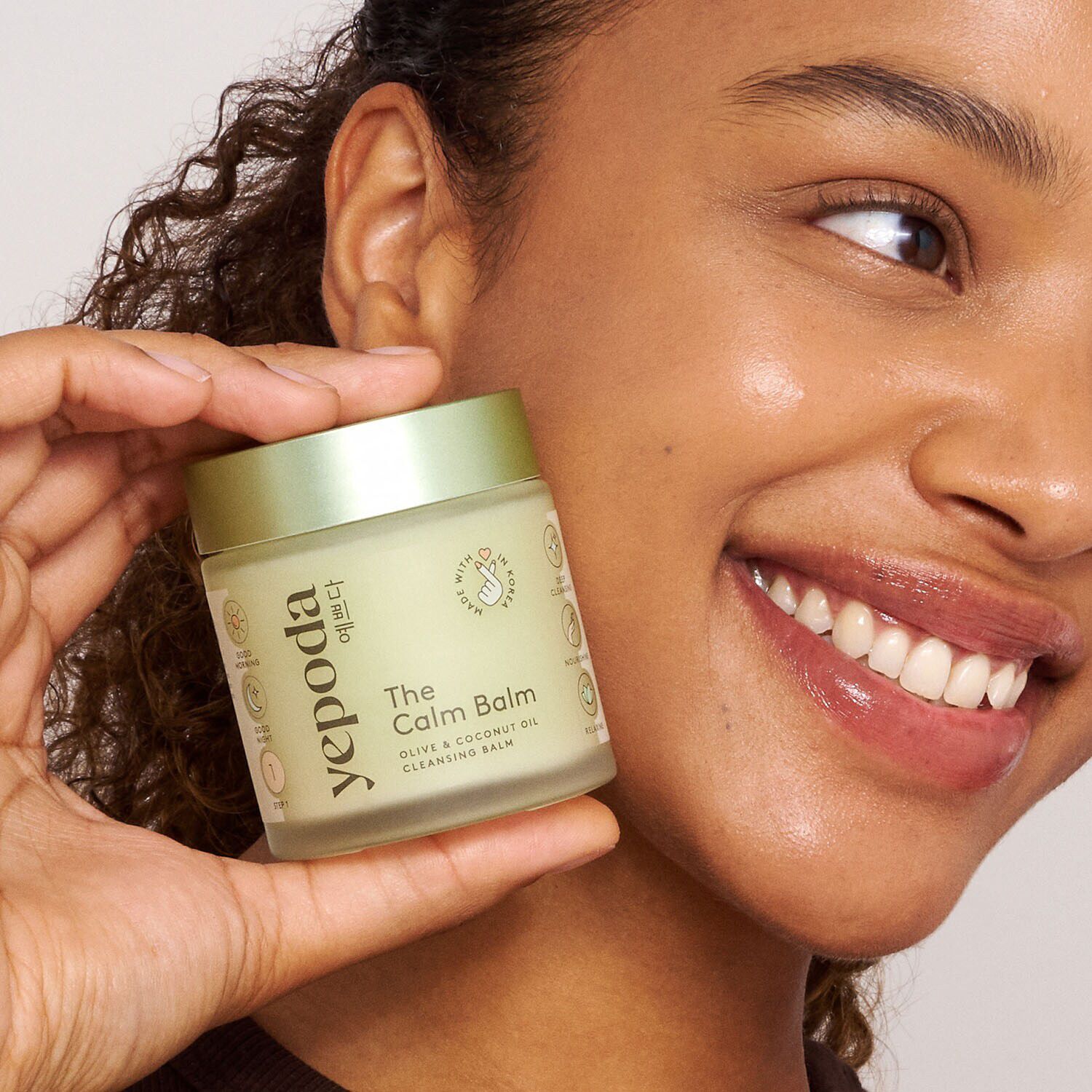 The Calm Balm Mild rensepomade og makeupfjerner med oliven- og kokosn