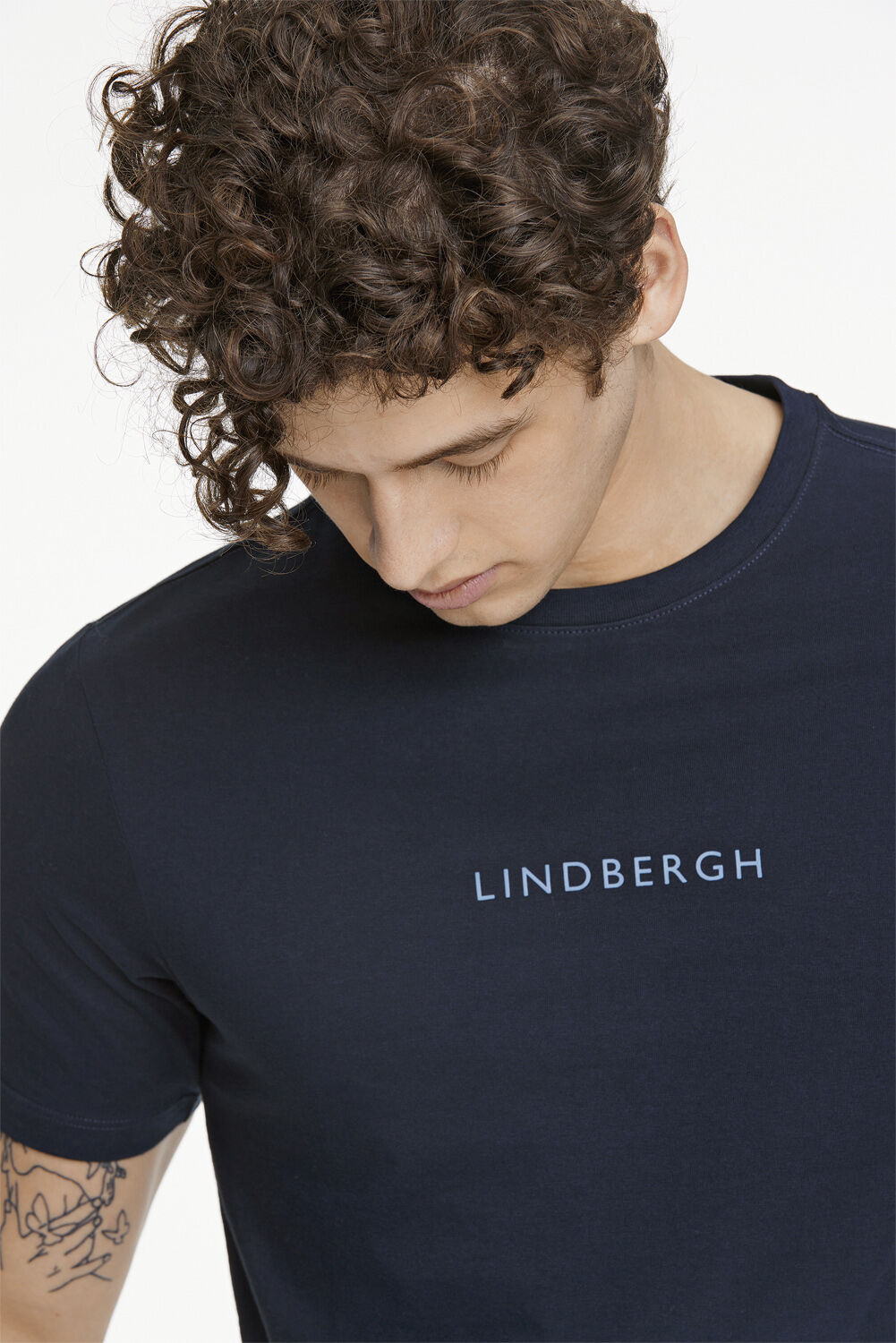 Lindbergh print tee S/S