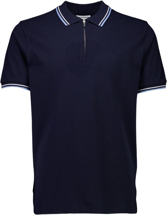 Polo shirt with zip recycled