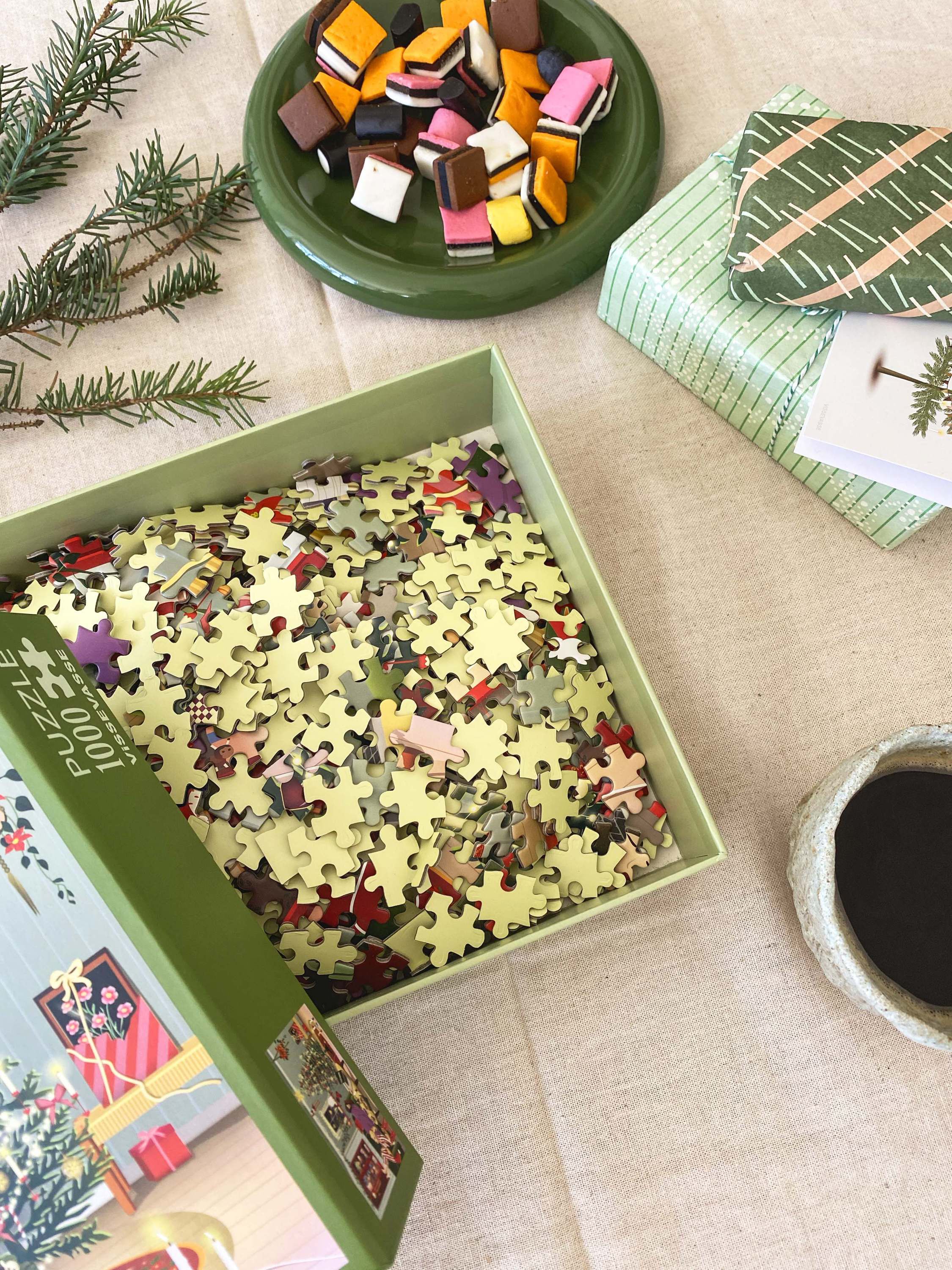 LAZY CHRISTMAS - puslespil med 1000 brikker