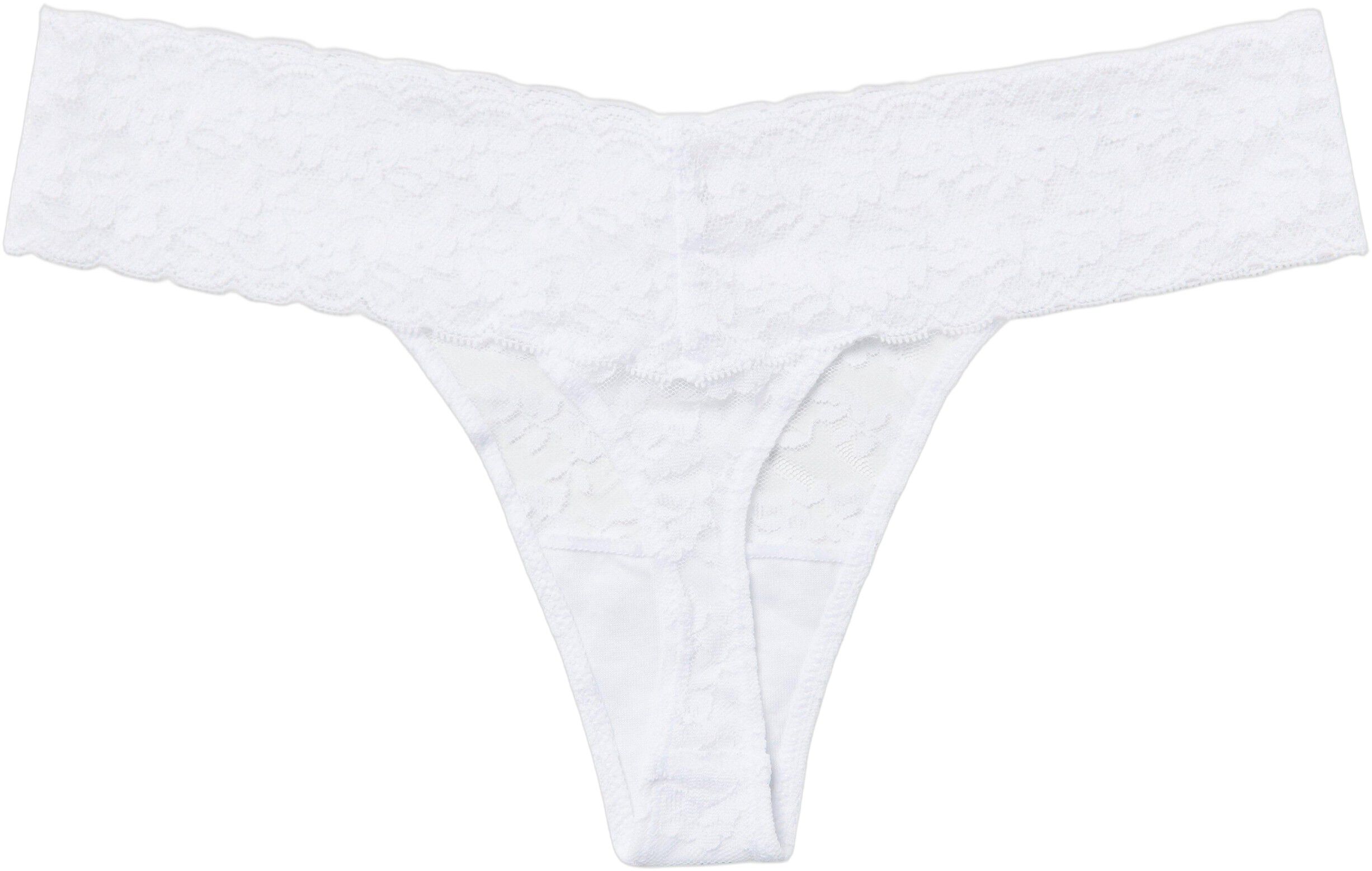 Stringtruse med blonder