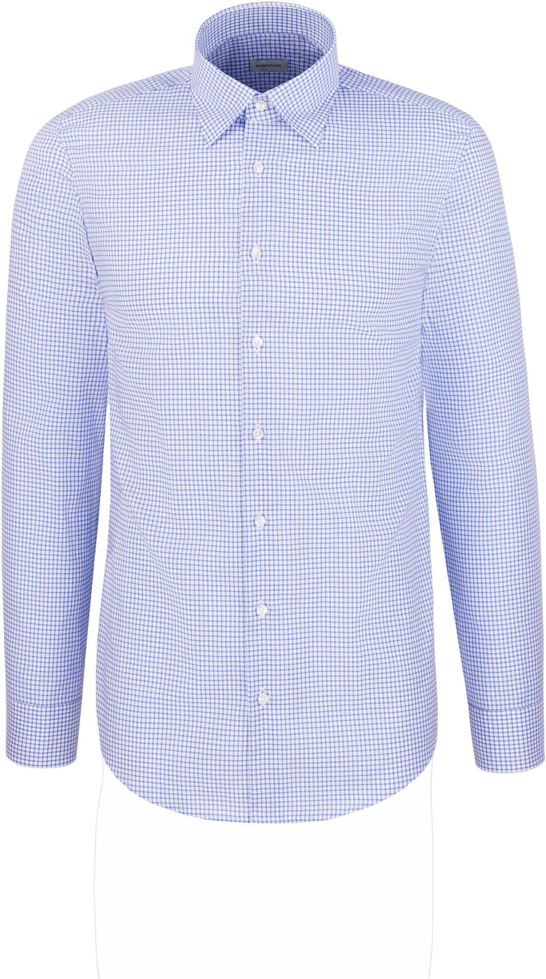 Business shirt Slim 1/1 Covered-Button-Down-Collar Check