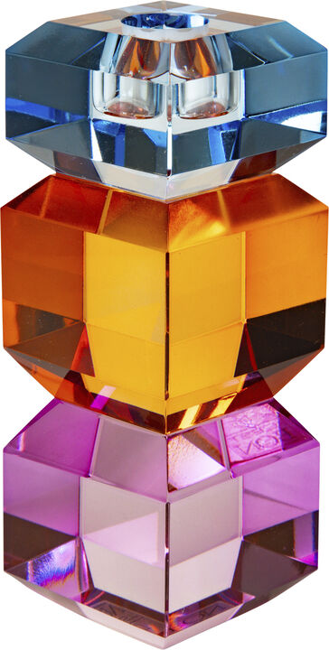 Krystal stage, violet/rav/kobolt, 15x6x6 cm