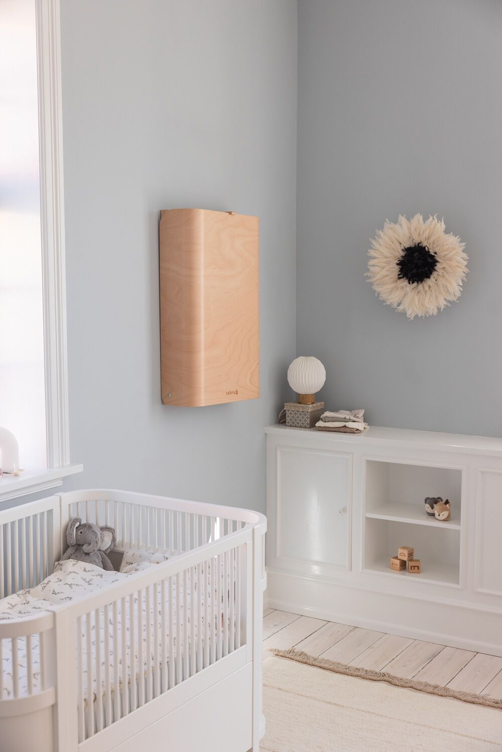 Sebra V&aelig;gh&aelig;ngt puslebord, Wooden Edition