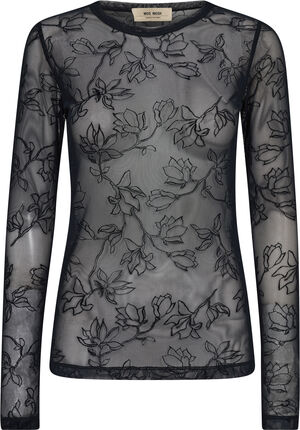 MMLoretta Velvet Leafy Blouse