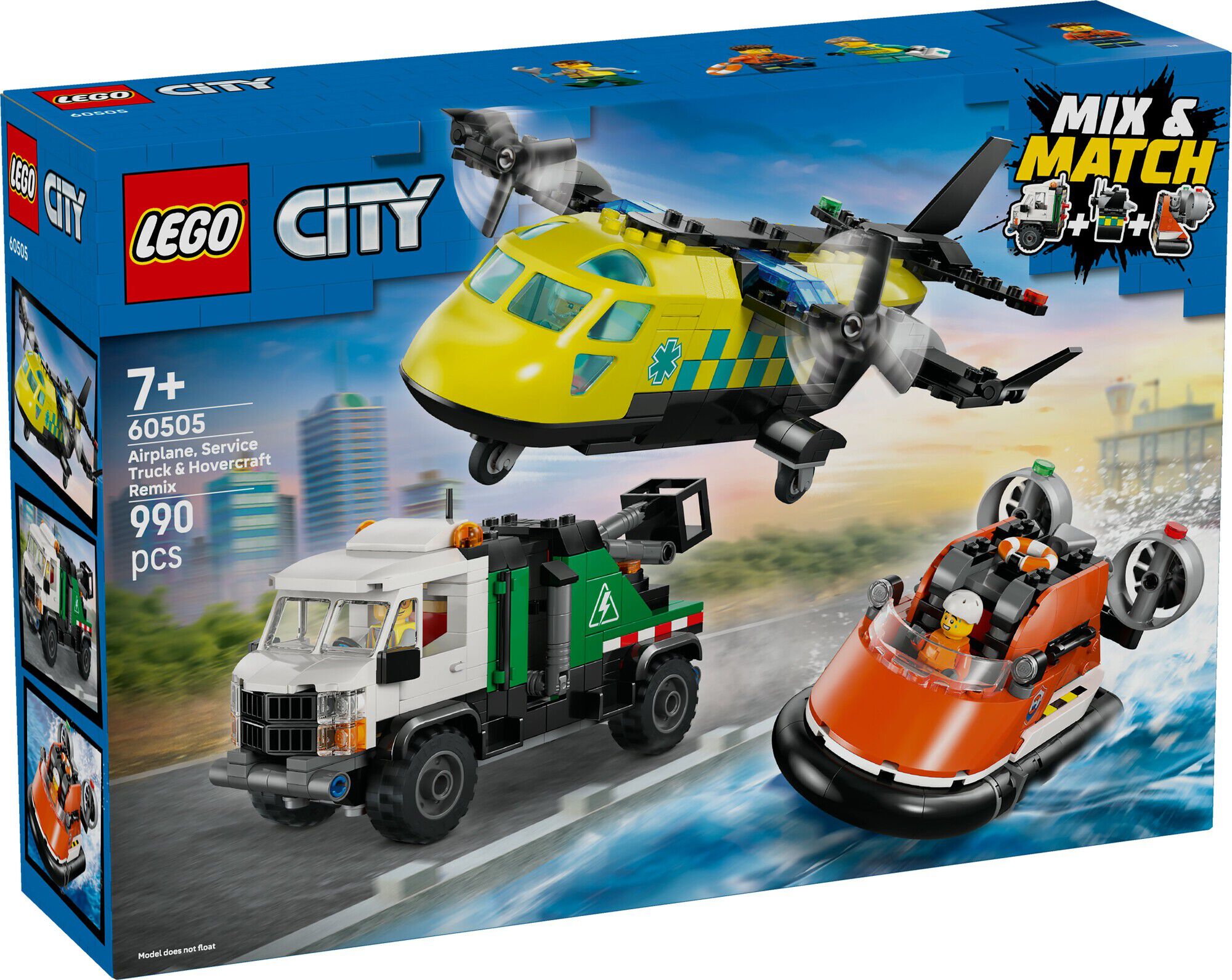 Remix &ndash; Fly, servicevogn og luftpudeb&aring;d 60505