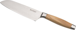 Santoku kniv m/ oliventræsskaft 18cm