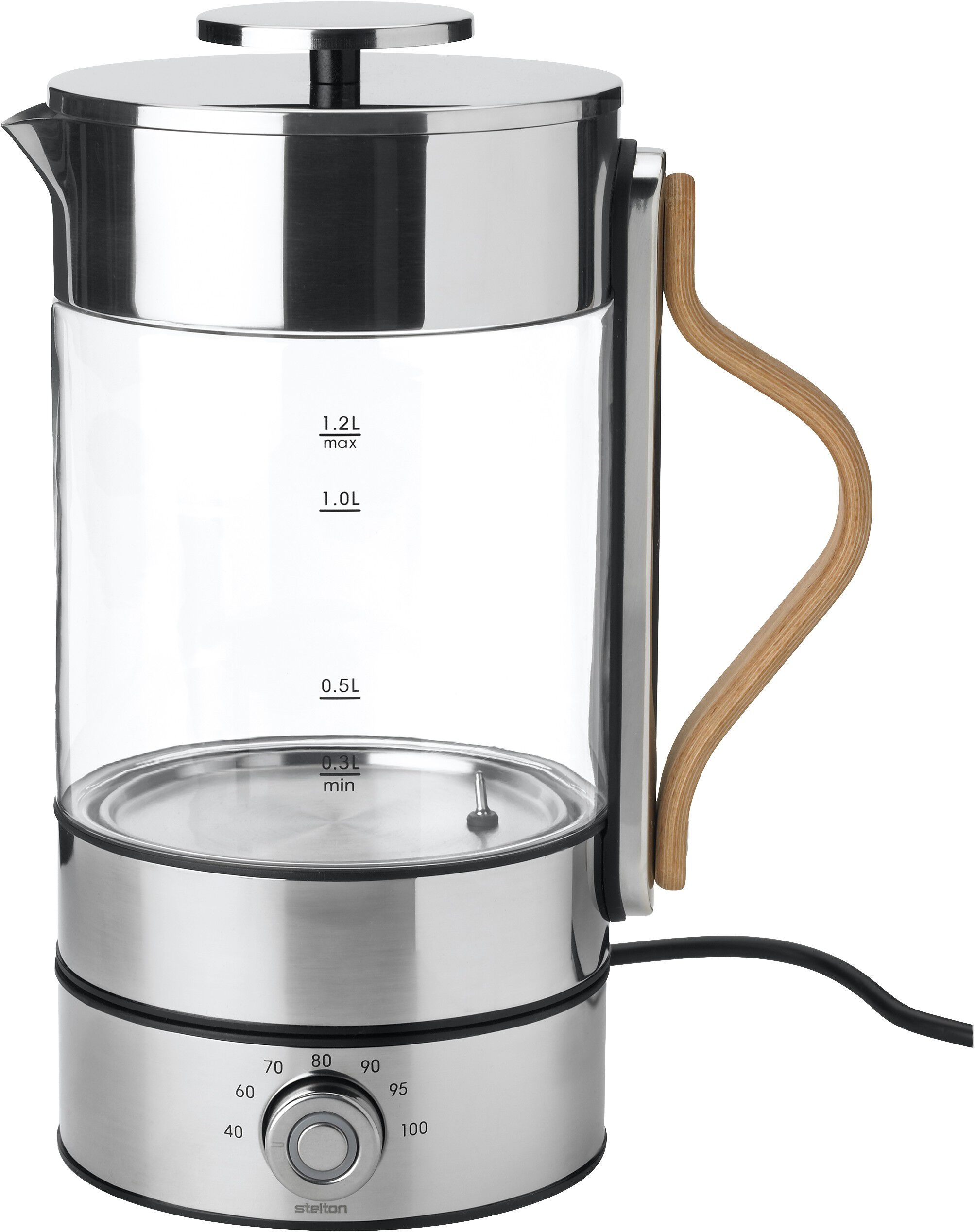 Emma vannkoker (EU) 1.2 l. clear/steel