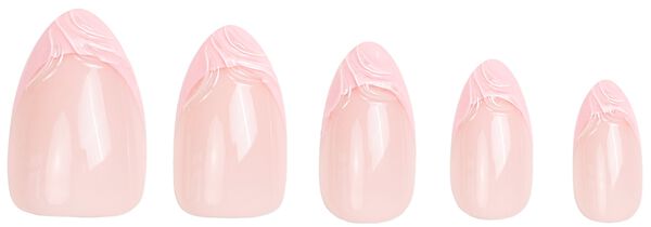 Pink Wave, Medium Almond