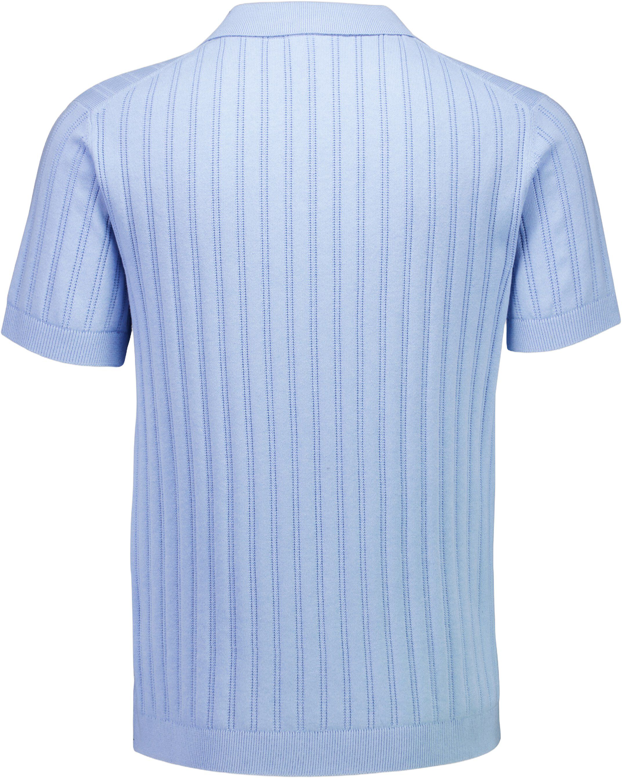 Knitted S/S v-neck polo