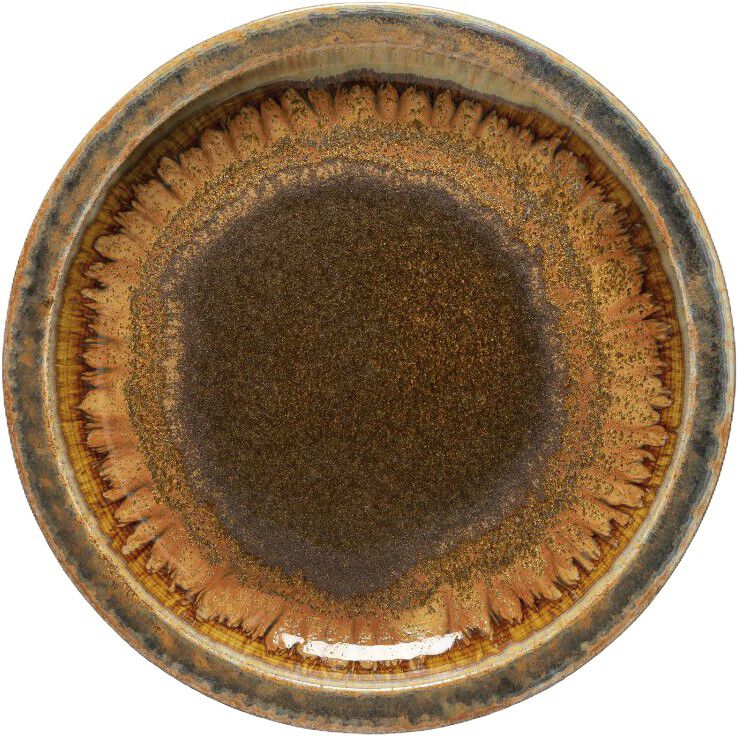 Tallerken Poterie 20,5 x 2,8 cm Mokka Steint&oslash;y