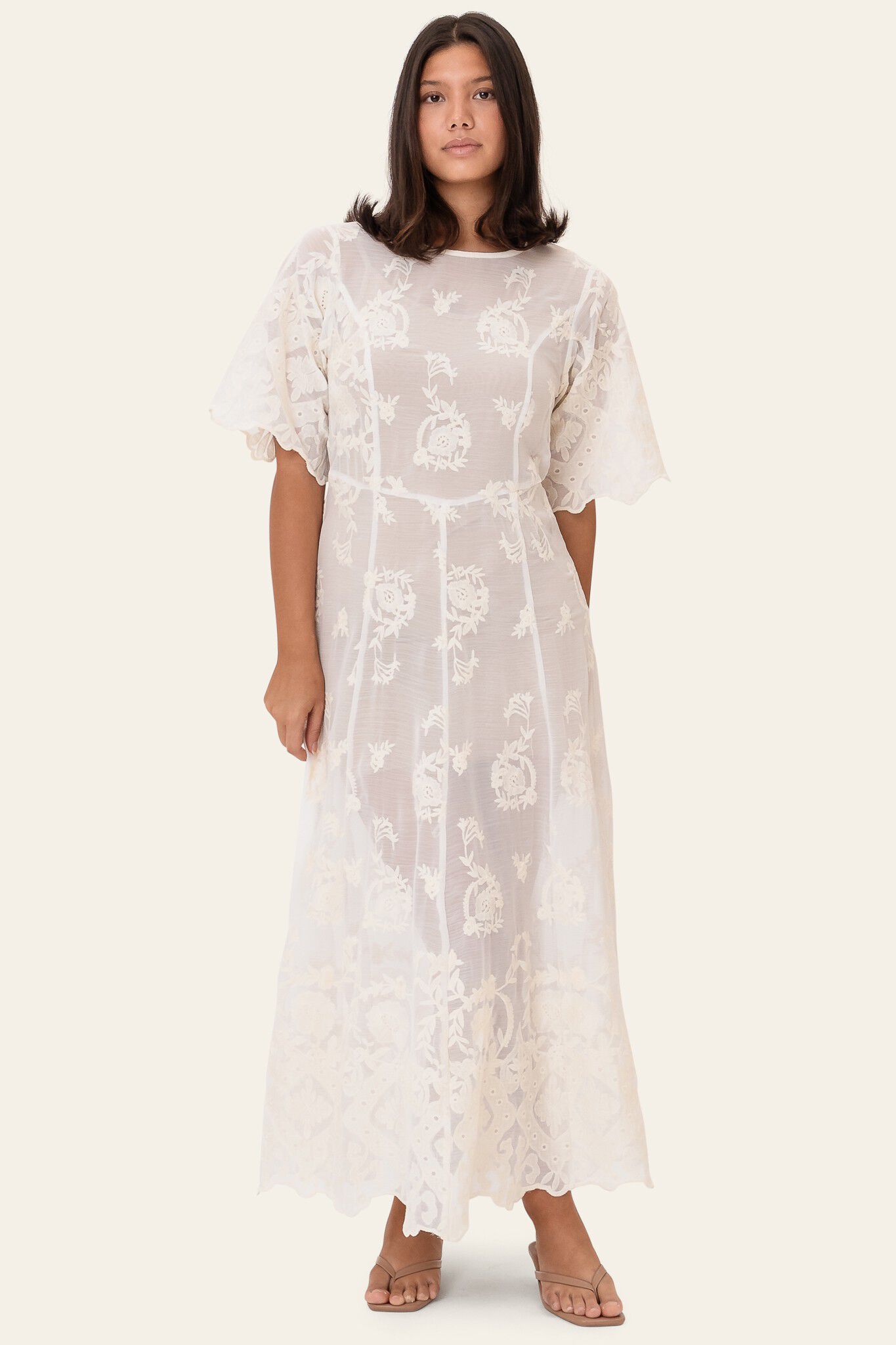 EllinorIC Lace Long Dress