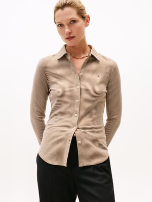 1985 SLIM PIQUE BTN DOWN LS