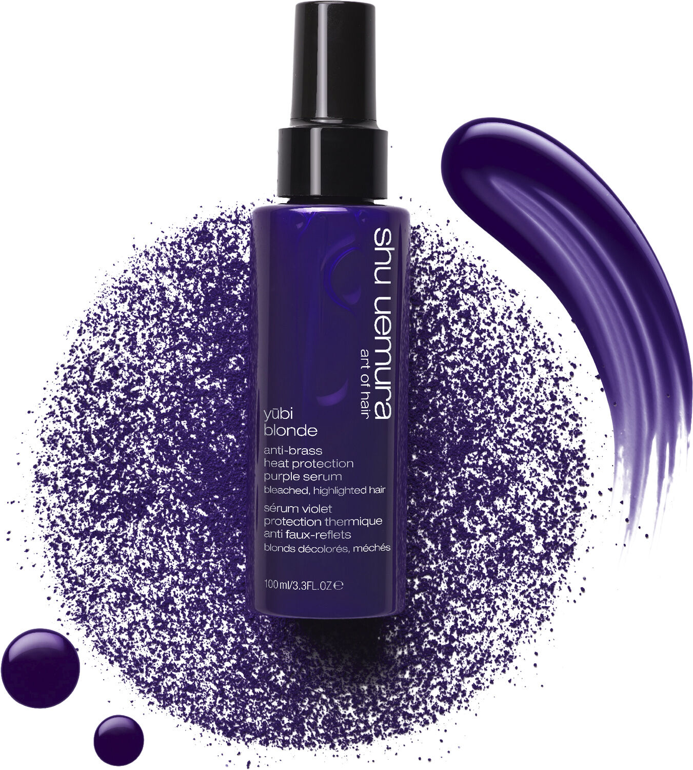 y?bi blonde purple blow dry serum