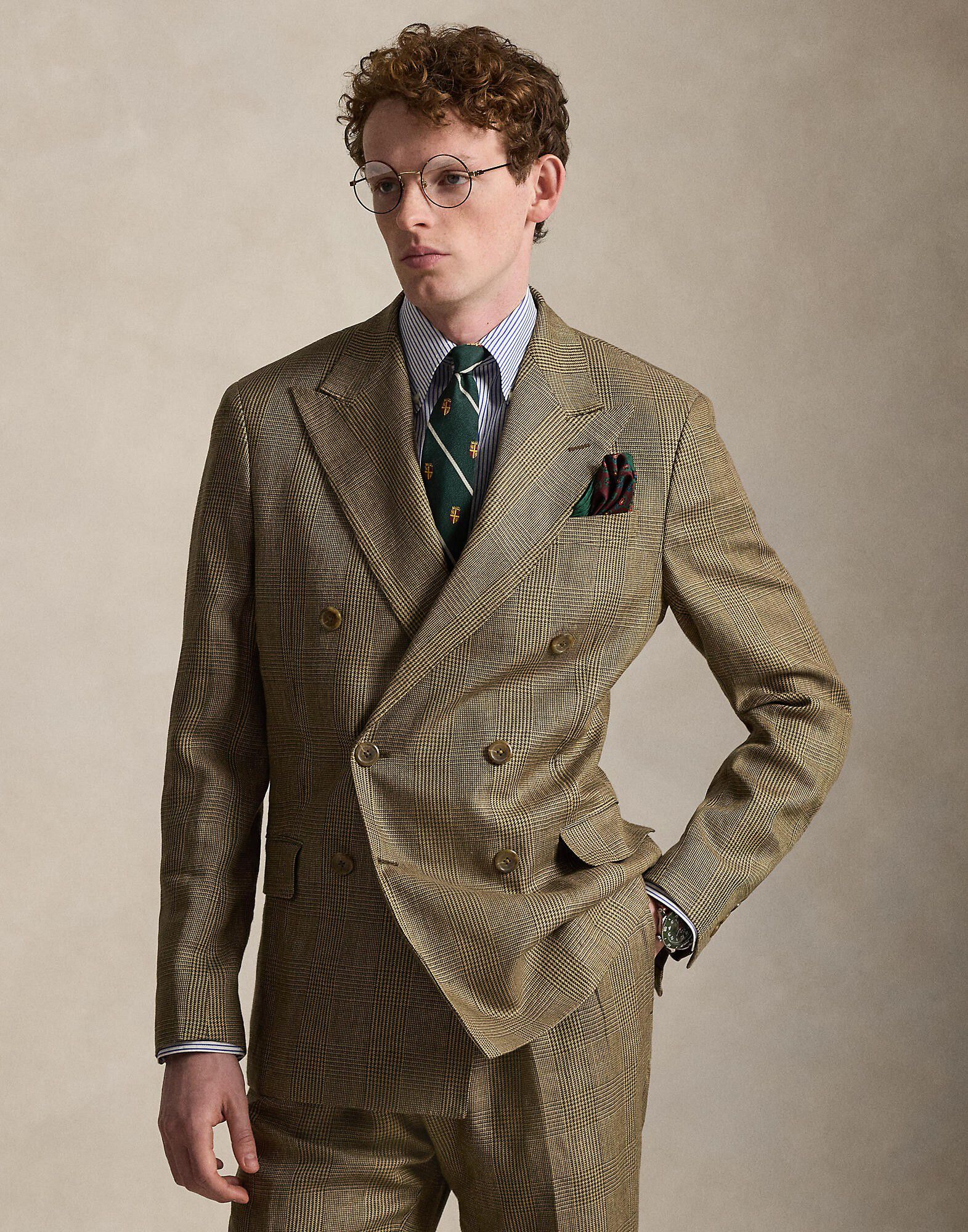 Polo Modern Fit Glen Plaid Suit Jacket