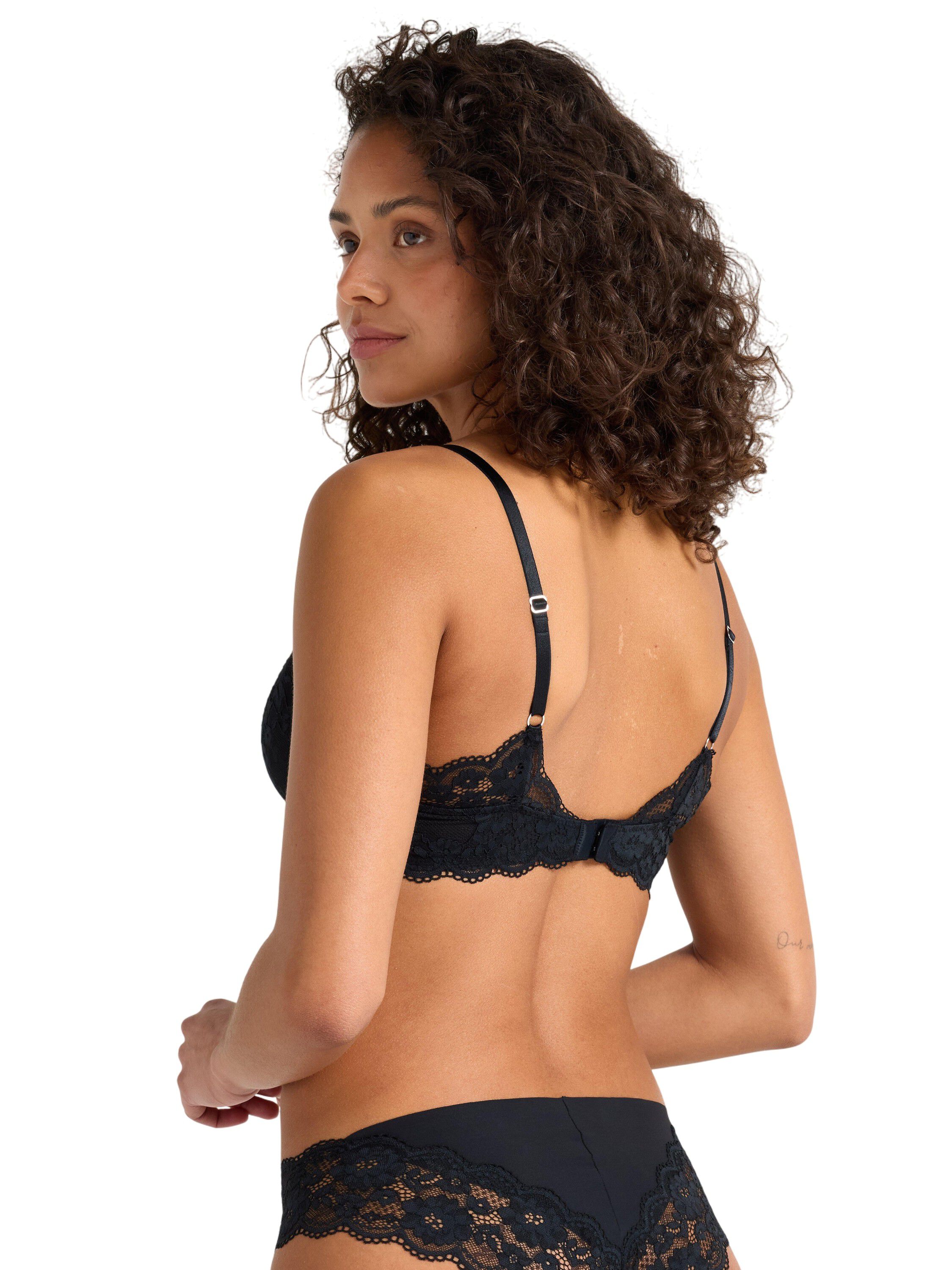 Lilja t-skjorte-BH med blonder