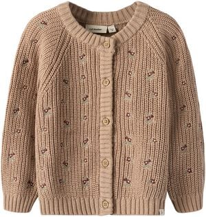 NMFEMLEN EMB AO LS KNIT CARD LIL