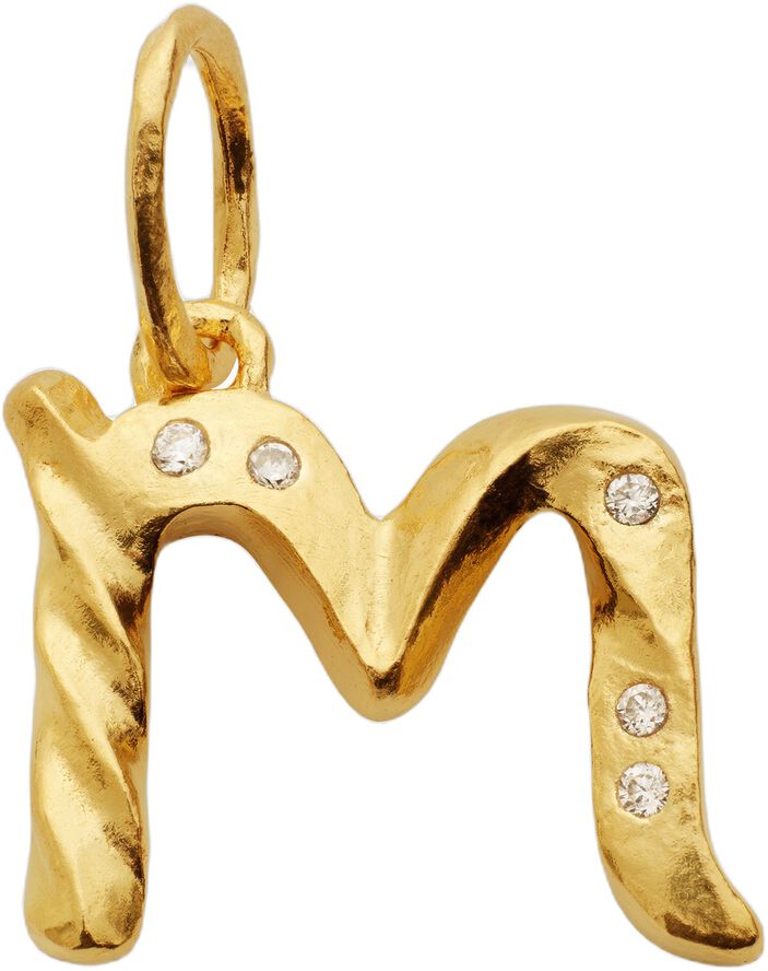 Alphabet Pendant Gold