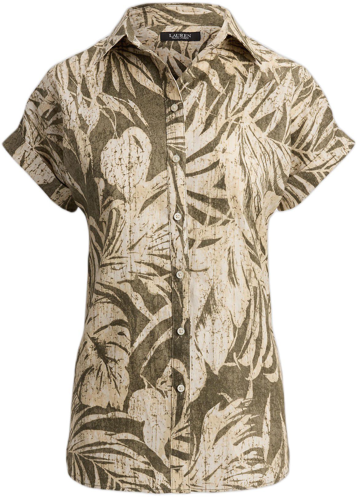 Relaxed Fit Print Short-Sleeve Shirt