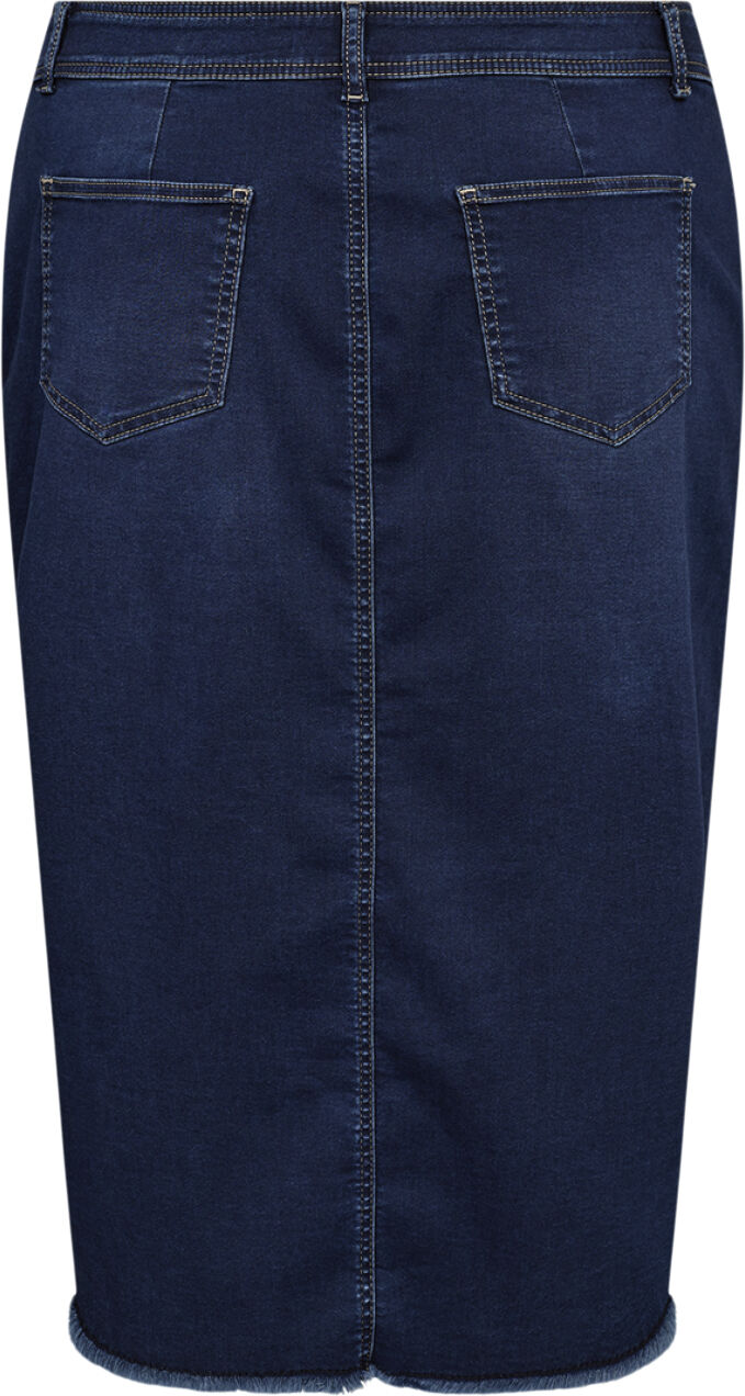 Curvy WA-SUMMER 6 Nederdel M&oslash;rk denim