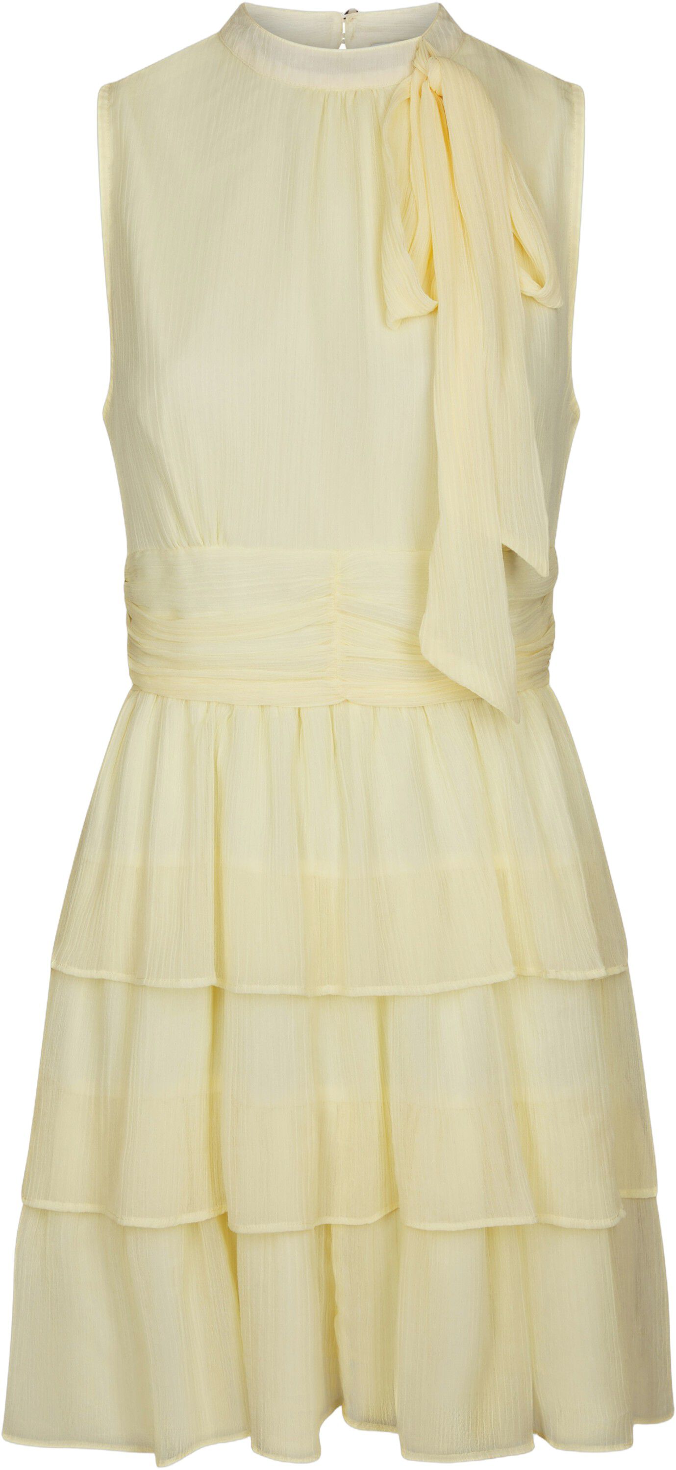 May Solid Chiffon Dress