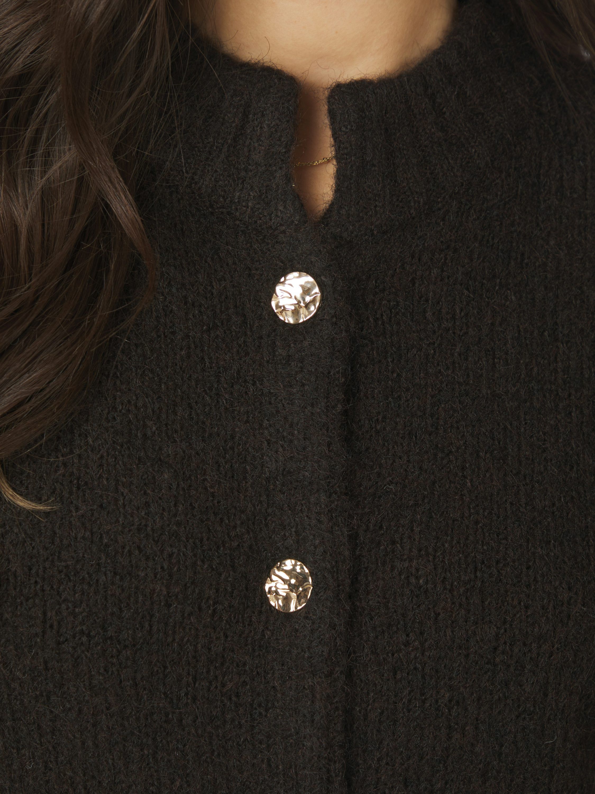 Taura Fluffy Knit Cardigan