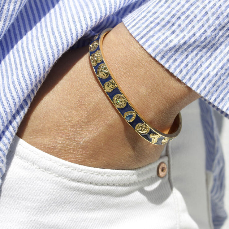 Global Goals Bangle - Blue