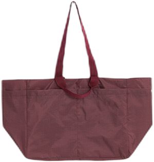 Grid Weekend Bag-Medium-Burgundy