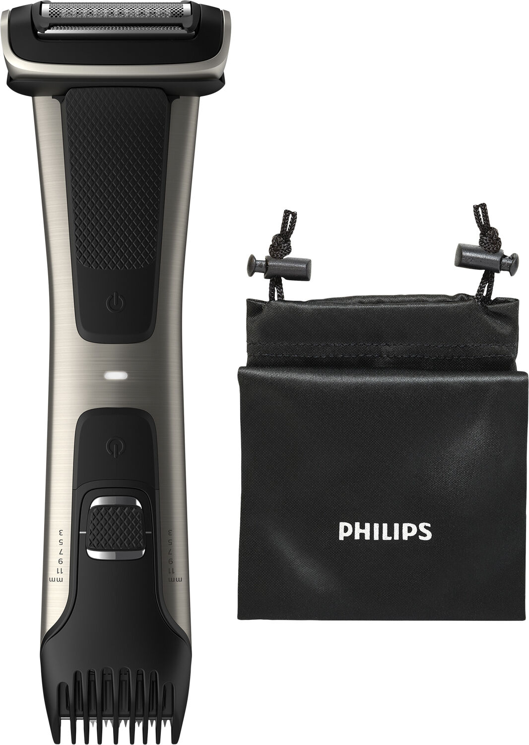 Philips Bodygroom Series 7000 Trimmer til lyske og krop, t&aring;ler vand