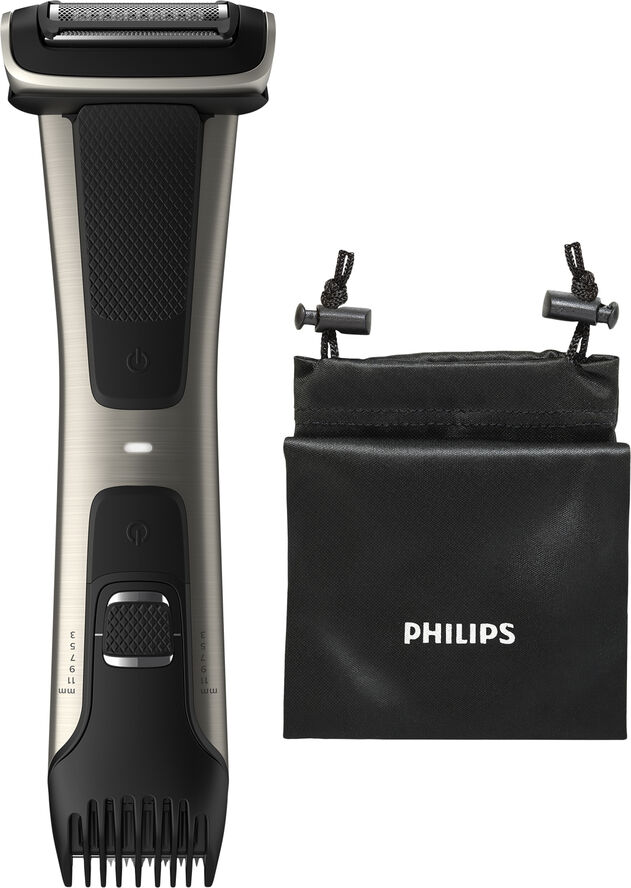 Philips Bodygroom Series 7000 Trimmer til lyske og krop, tåler vand