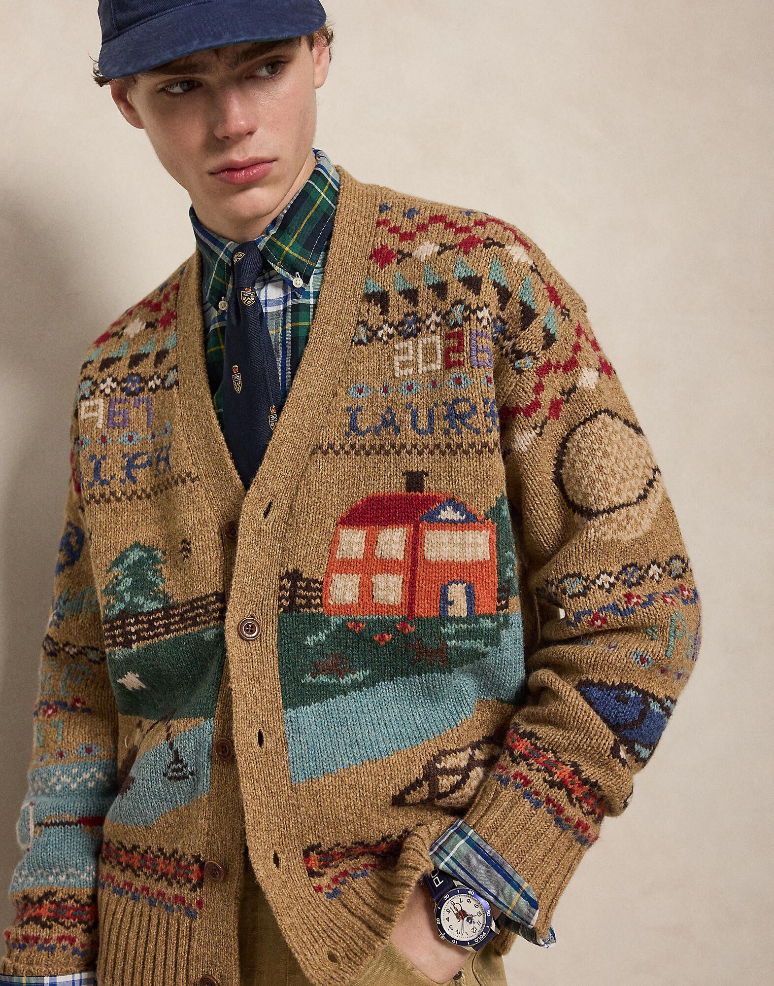 WOOL BLEND-SWEATER-CARDIGAN
