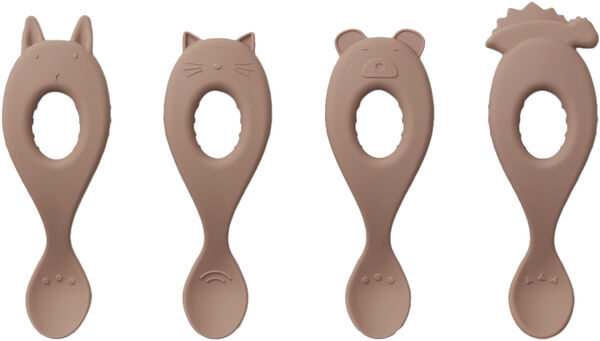 Liva silicone spoon 4-pack