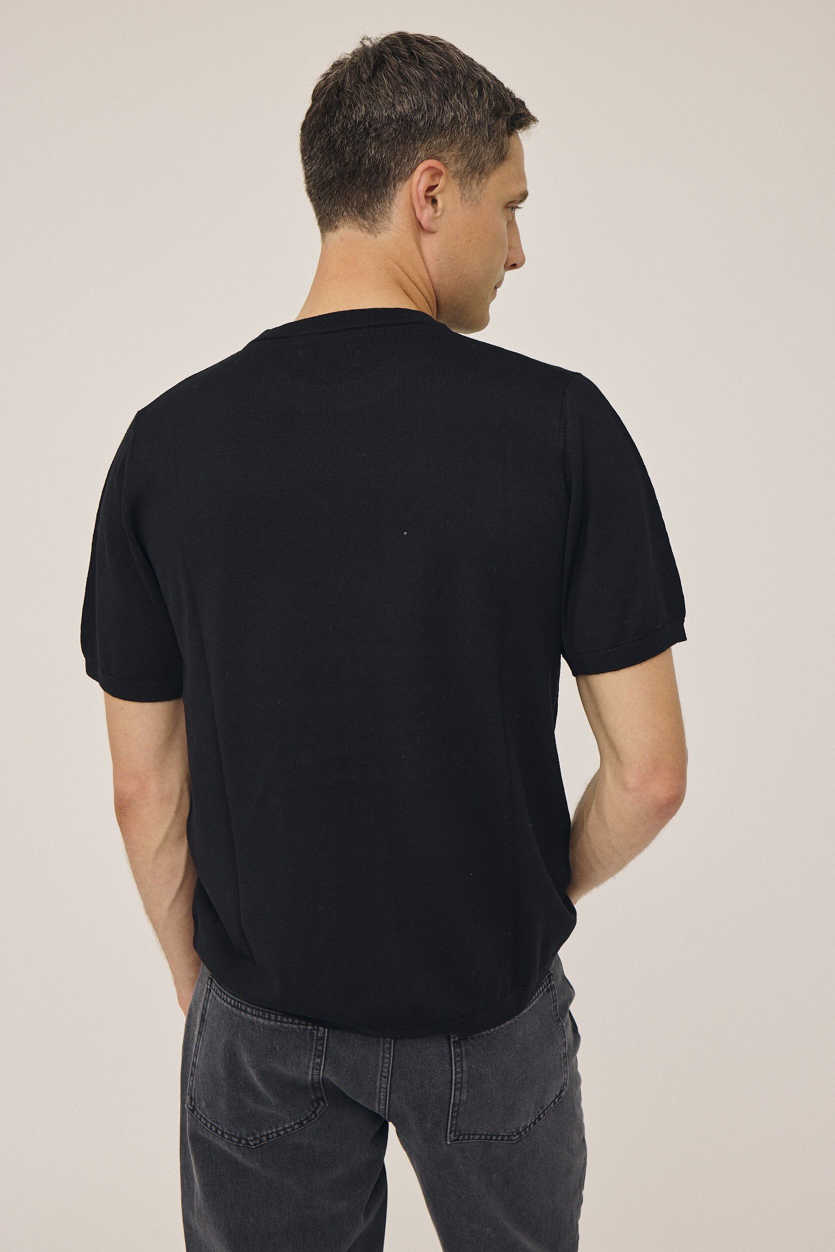 Morgan 5 Loose fit strikket t-shirt - 100% merinould RWS