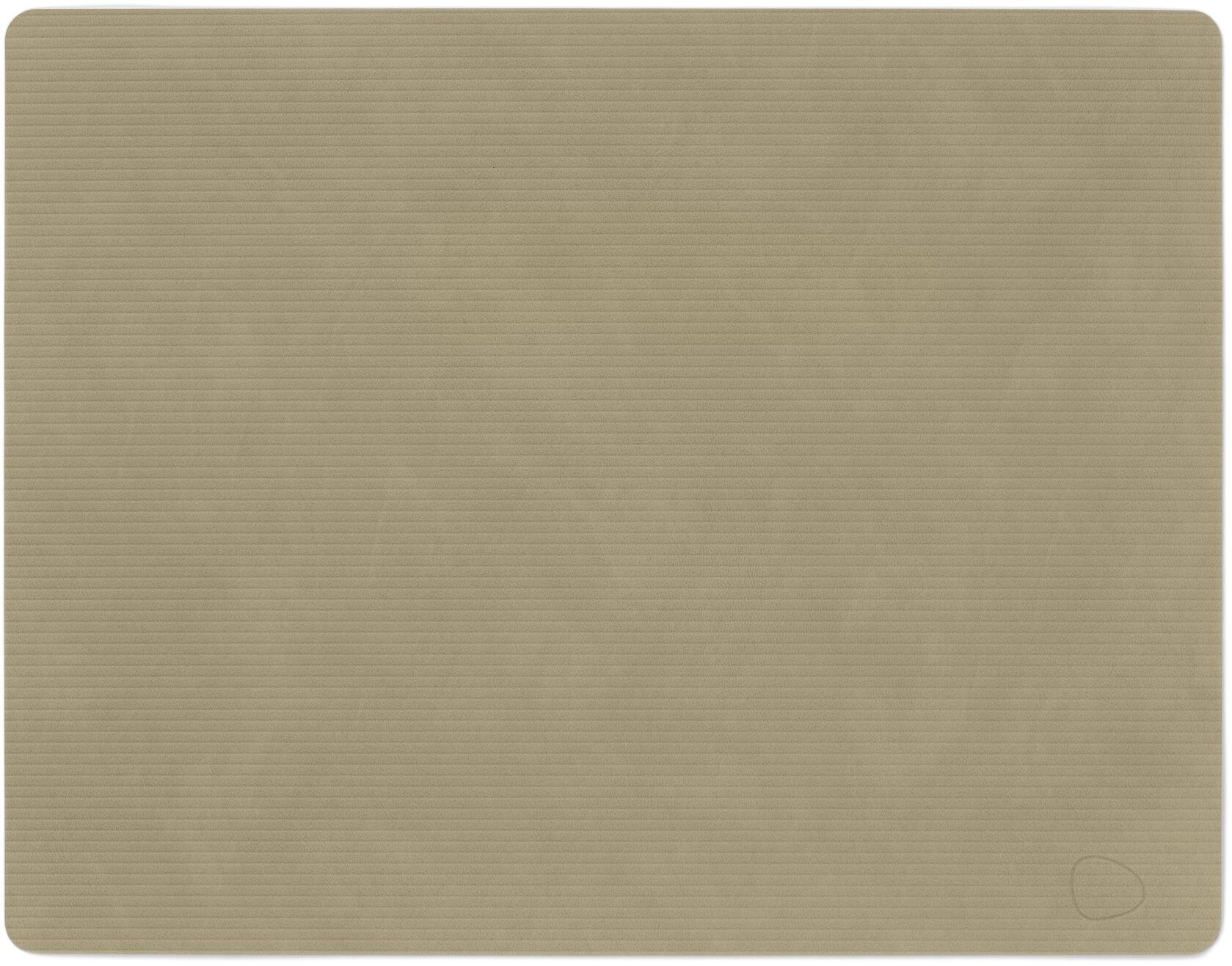 Table Mat Square L Corduroy Herbal Dust