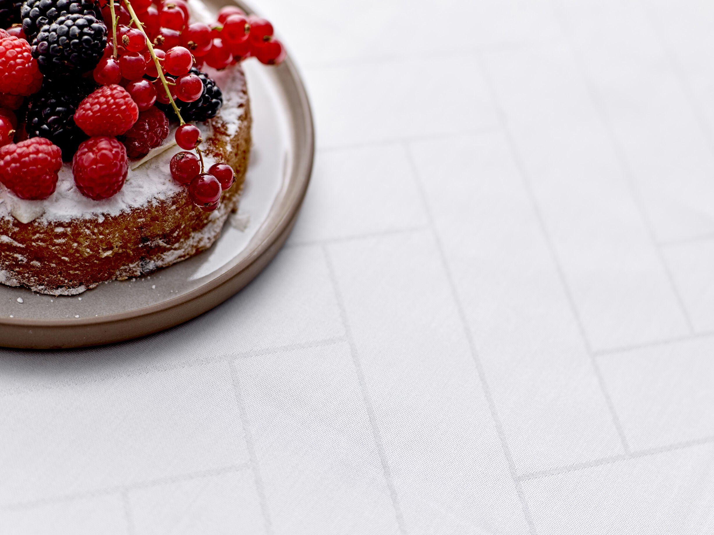 T&oslash;yserviett 4-pak Tiles Damask Opptisk hvit