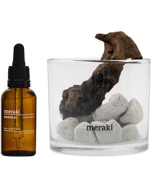 Duftfrisker, MKLavastone & wood - Herbal calm, Hvit