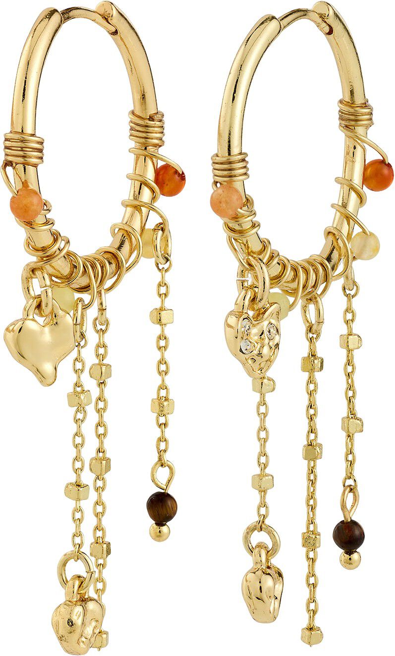 MYLAN &oslash;reringe guldbelagt