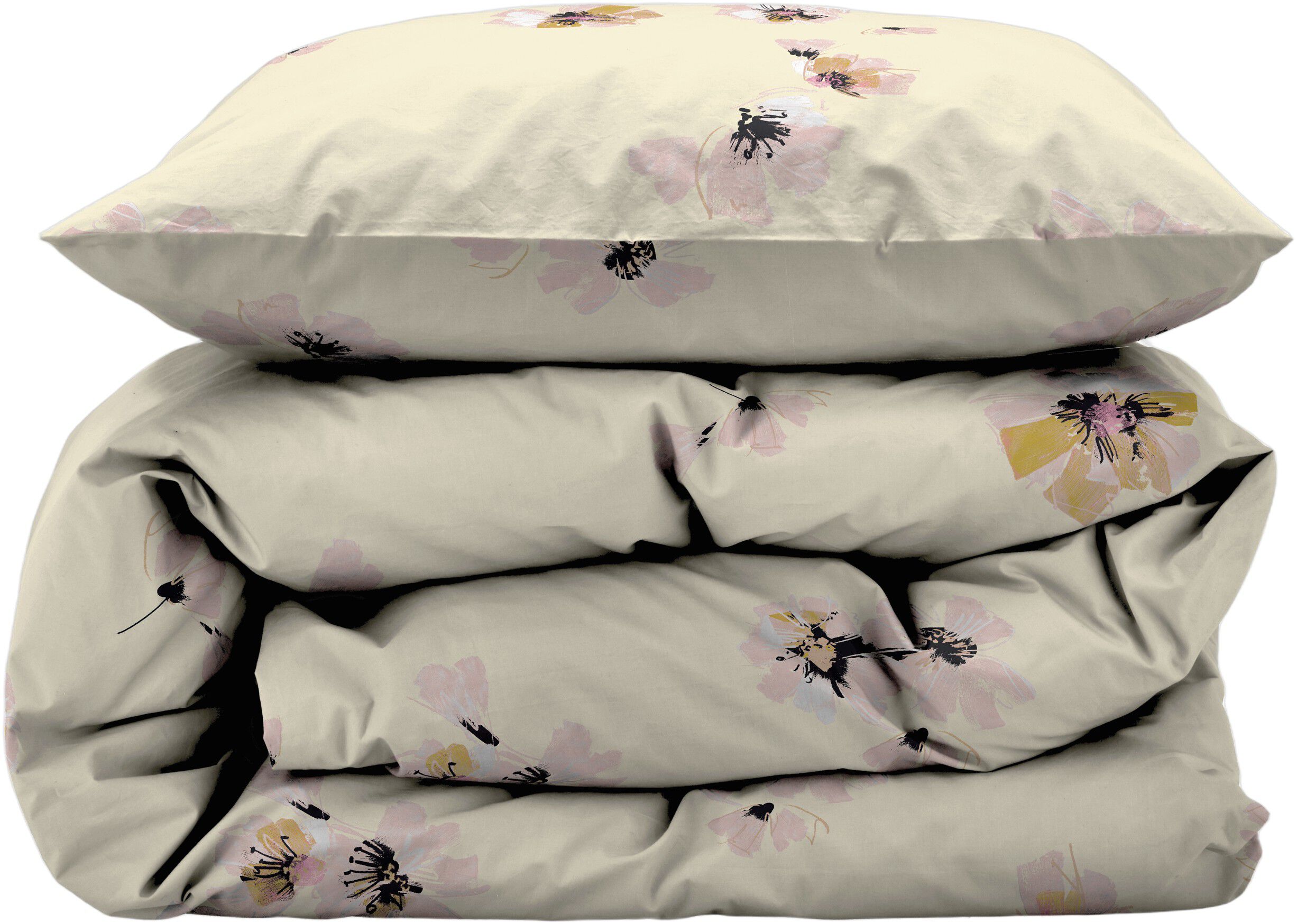 Sengesett 140x220 Flora Yellow
