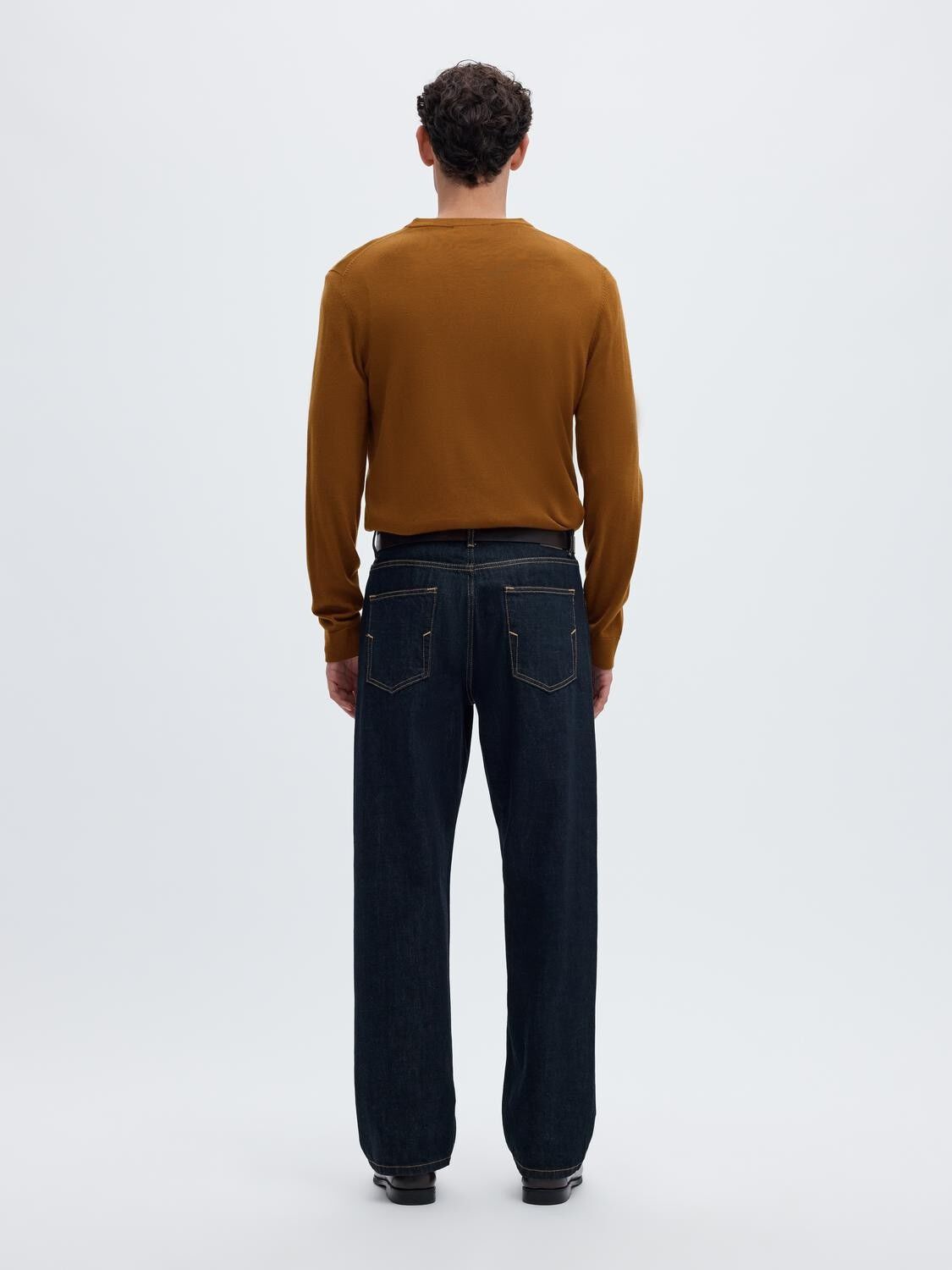 Slmtray Ls Knit Reg Merino Crew Noos