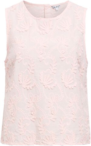 OBJMYA S/L RE O-NECK TOP DIV