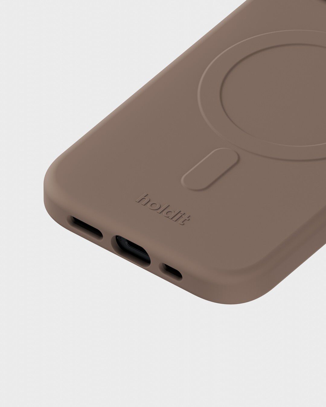 Soft Magsafe Case iPhone 15/14/13 Mocha Brown