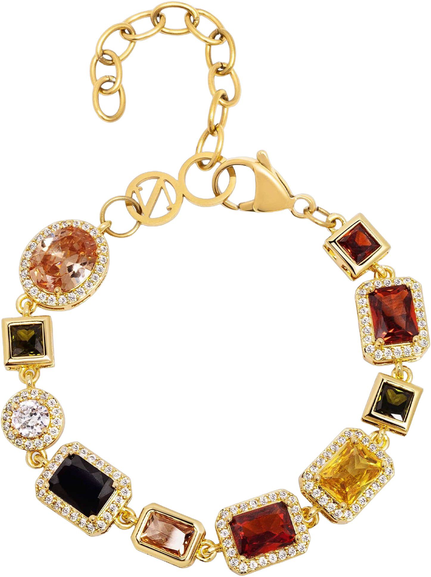 Gem Bracelet in Gold