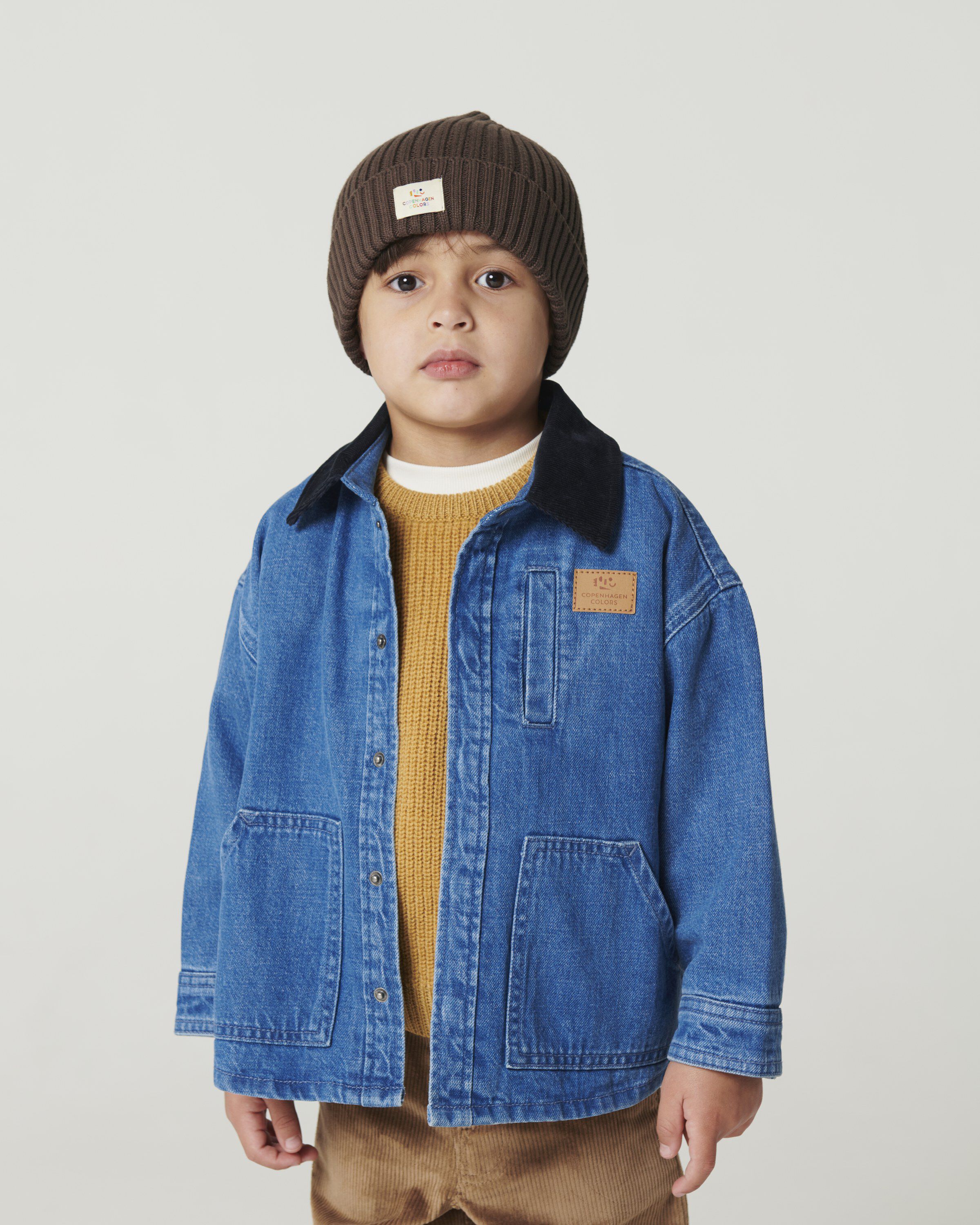 Denim Jacket w. Corduroy Collar